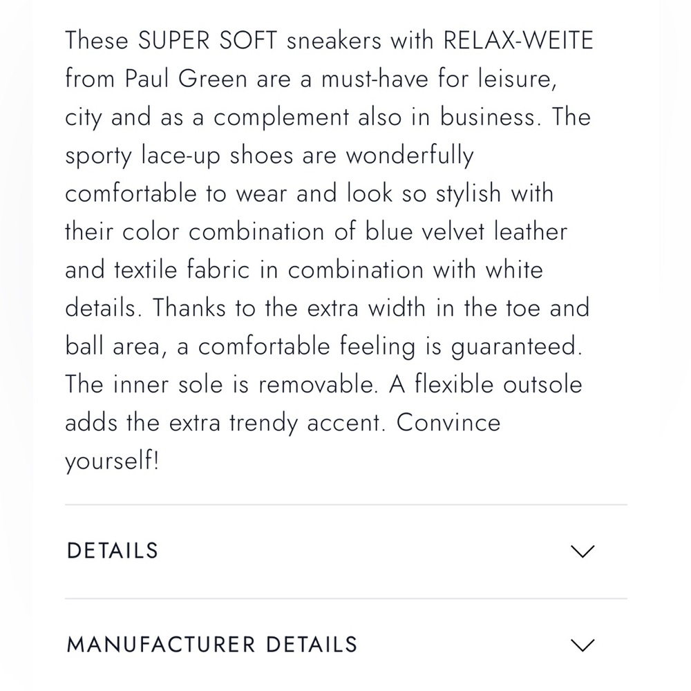 New Paul Green 5229-013 blue/white Sneakers UK 7 / US 9.5 - Picture 7 of 14